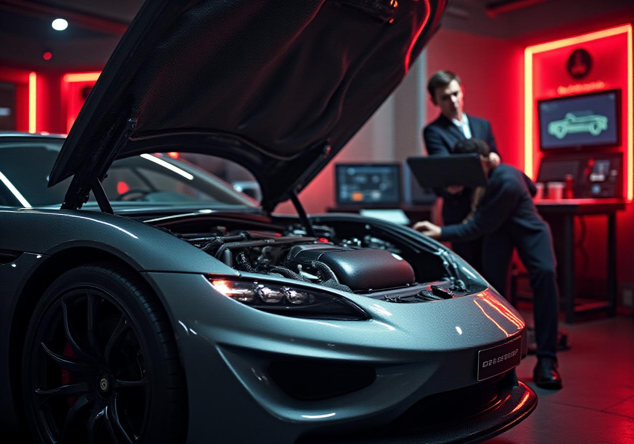 Professionele motor tuning configuratie